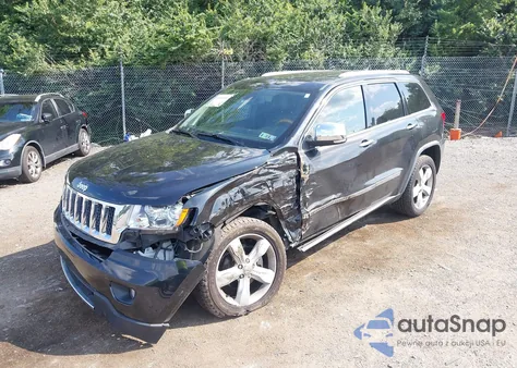 2012 Jeep Grand Cherokee Overland из США, поврежденный, VIN 1C4RJFCG7CC199616
